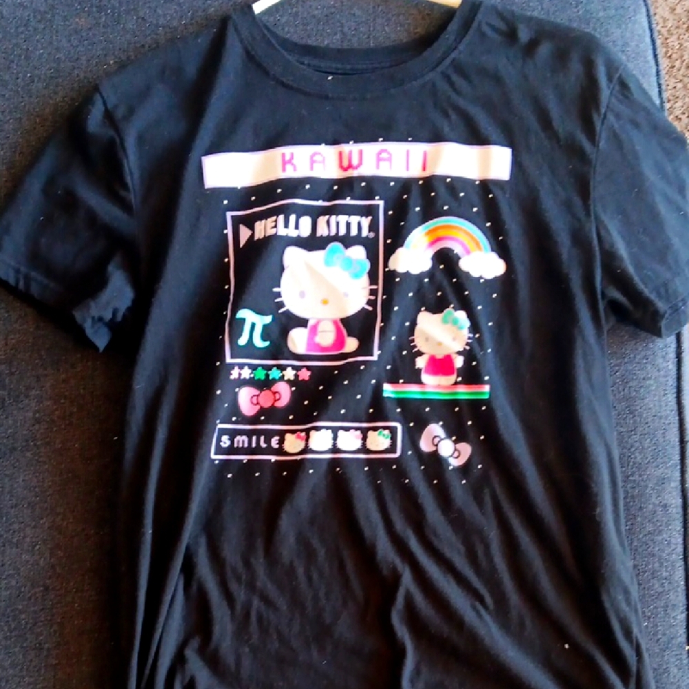 Hello Kitty Black Kids T-Shirt